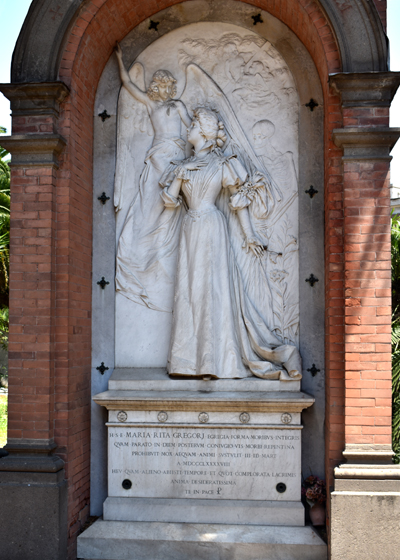 Roma - Campo Verano (cemetery) - Gregorj Monument