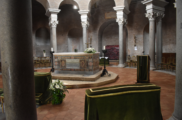 Roma - Mausoleo di Santa Costanza (altar)