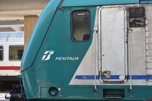Trenitalia - creative vandalism rendering Penitalia