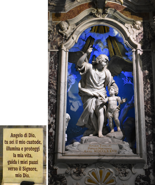 Genova-Nervi - Chiesa di San Siro - Angelo Tutelari sculpture