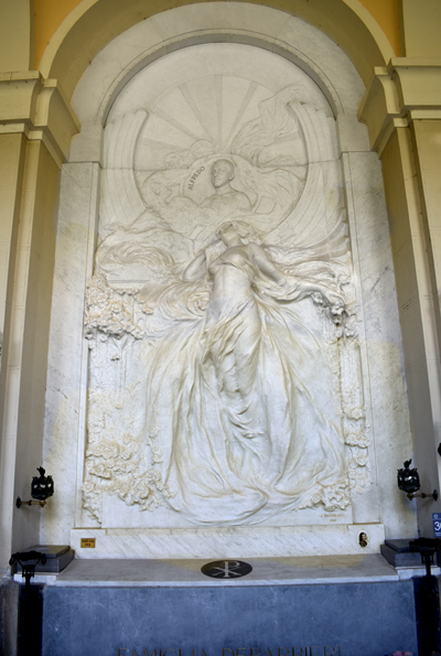 Cimitero Monumentale di Staglieno - Tomba Famiglia DeBarberi - Luigi Brizzolara, sculptor