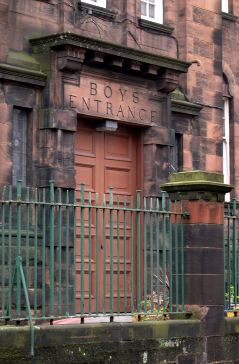Boys Entrance, Carnetbank School, Glasgow