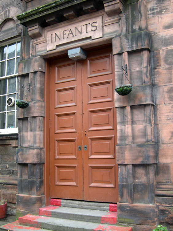 Infants Entrance, Carnetbank School, Glasgow