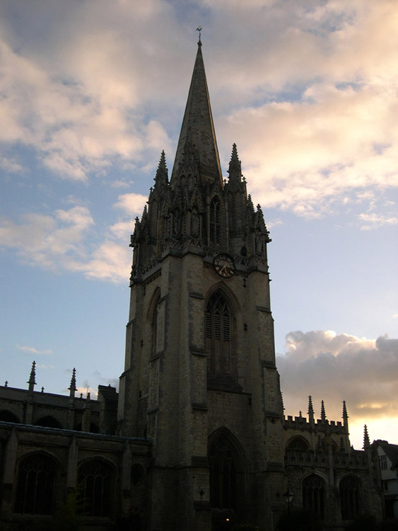 Oxford Univeristy Church - Sunset