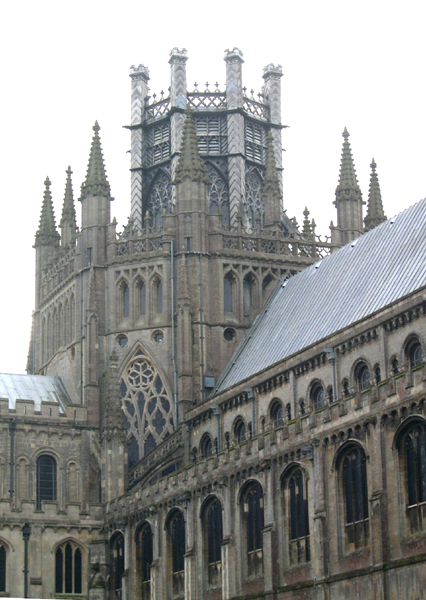 Ely Cathedral exterior, showing Octagon tower