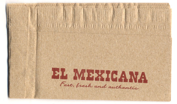El Mexicana napkin