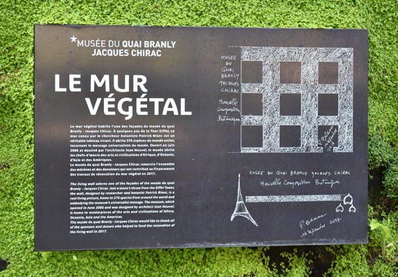 Mur Vegetal, Musee Quai Branly, Paris