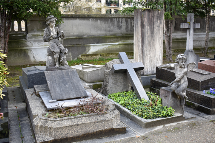 Oranie l'Host and Levy/Gennevois graves, Cimetiere de Passy, Paris