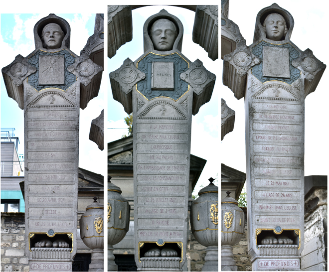 Laurecisque monument, Cimetiere de Montmartre (detail)