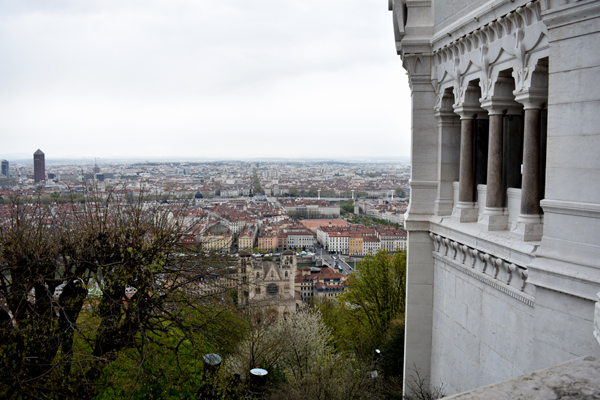 view of Lyon from Basilica