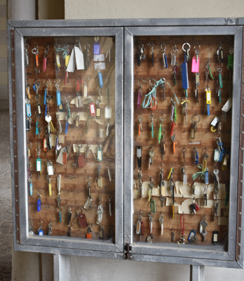 cabinet for keys, Cimitero Urbano, Alessandria