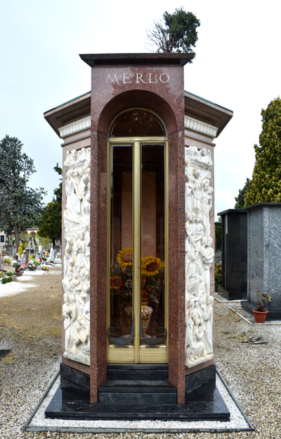 Merlo mausoleum, Cimitero di Pavia