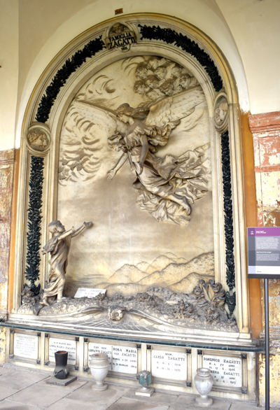 Zagatti monument, Cimitero di Ferrara