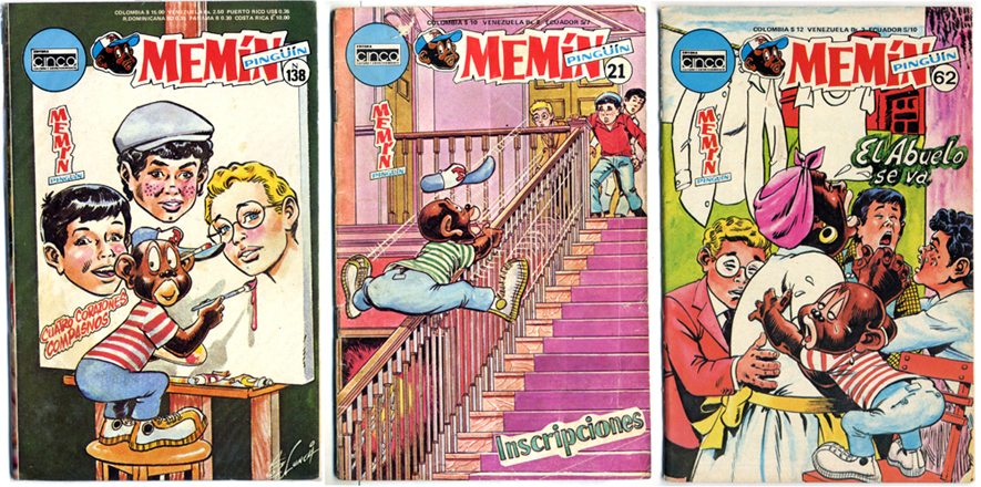 Bogota - Memin Pinguin comic book covers
