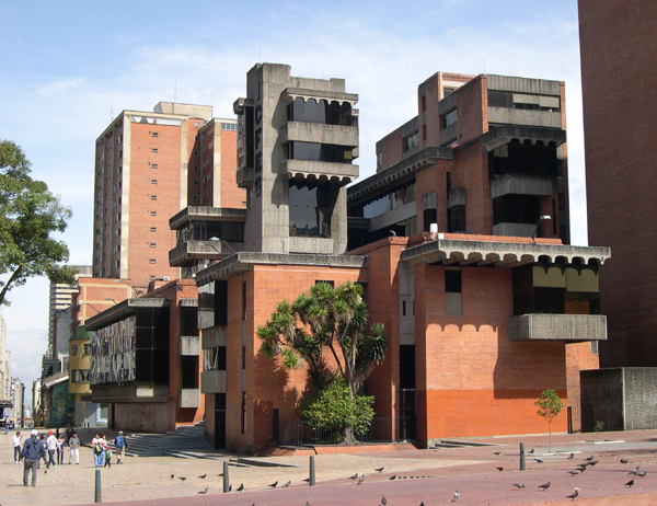 Bogota - ICFES building near Parque de los Periodistas