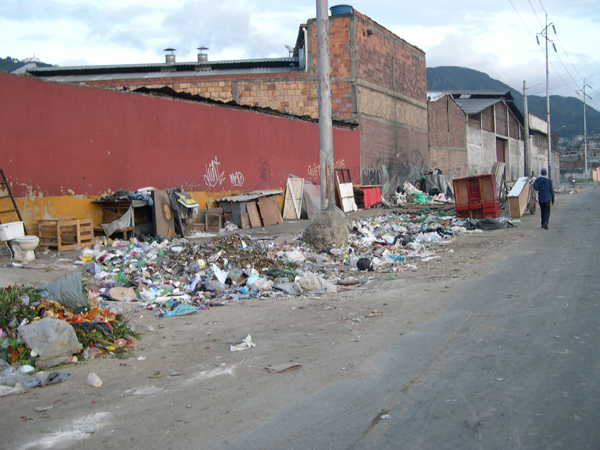 Bogota - homeless encampment (view #1)