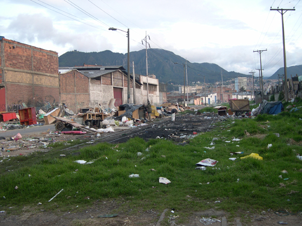 Bogota - homeless encampment (view #2)