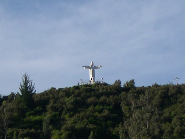 Cusco - Cristo Blanco statue (zoom view)