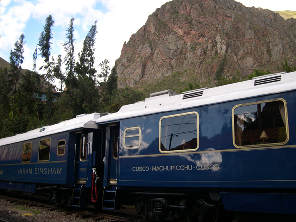 Machu Picchu - Perurail train cars
