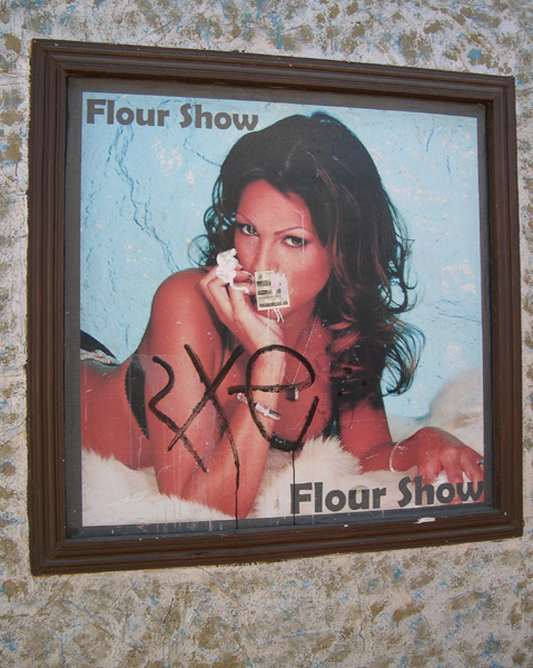 Flour Show, Night Club/Stripper Bar Poster, Ensenada