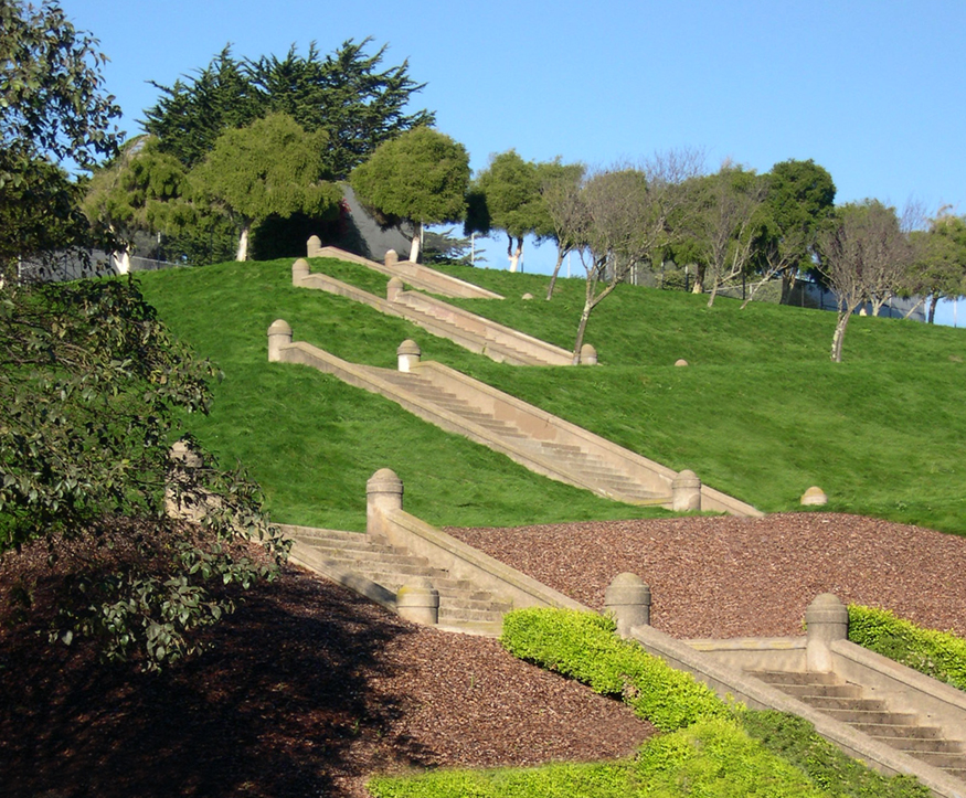 Alta Plaza Park, Steiner at Clay, San Francisco