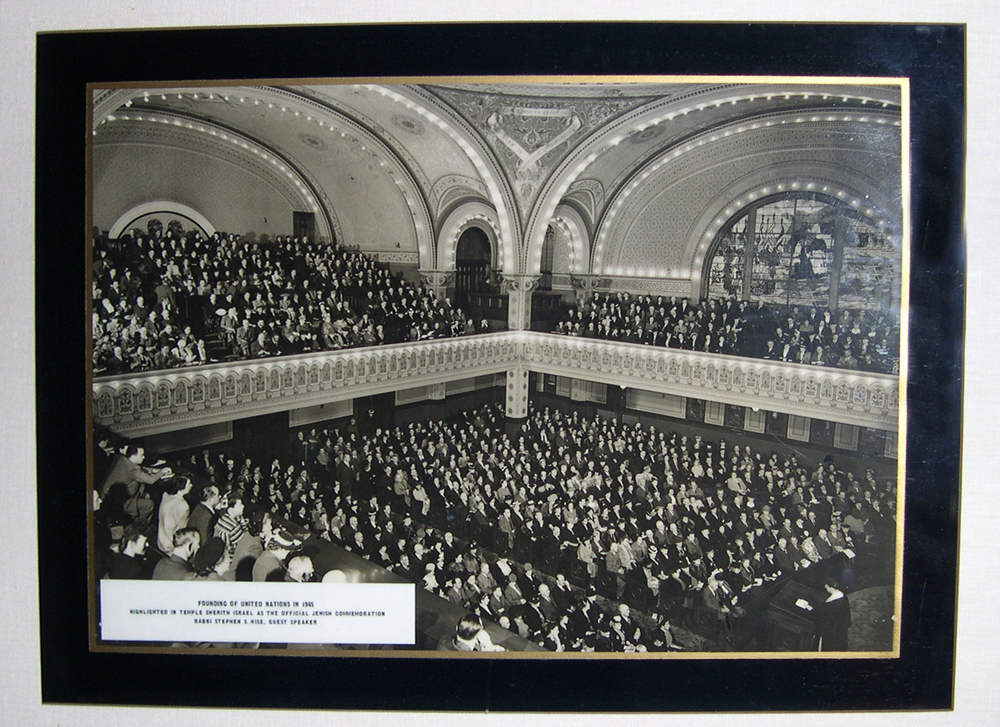 Congregation Sherith Israel, San Francisco - United Nations Founding 1945