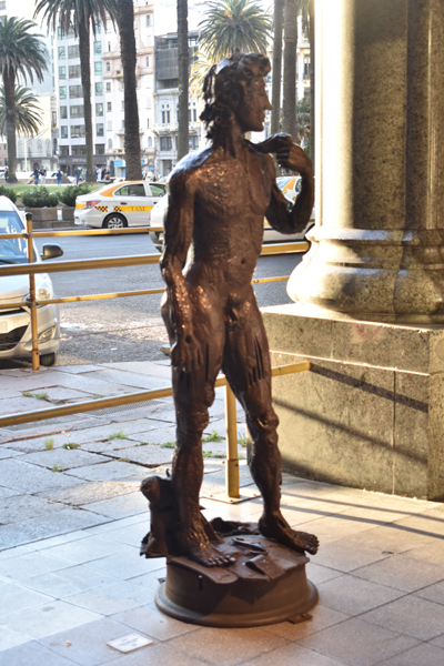 David (after Michelangelo), Carlos Dario Fierro, sculptor, 2012