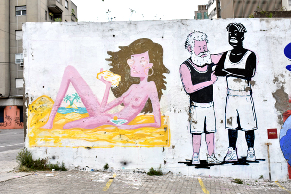 Montevideo street art, Florida y Cerro Largo, Ciudad Vieja