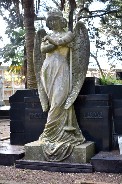Monteverde angel (copy), Cementerio del Buceo, Montevideo