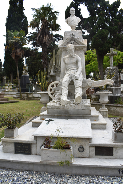 Tumba Nicola, Enrico Butti, sculptor - Cementerio Central, Montevideo