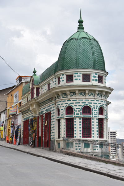 flatiron-style building, La Paz, Bolivia