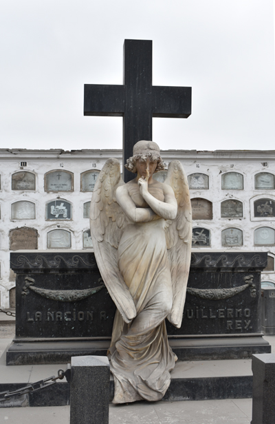 Monteverde angel (variation), Cementerio Presbitero Matias Maestro, Lima, Peru