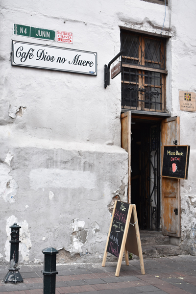Cafe Dios no Muere, Quito, Ecuador