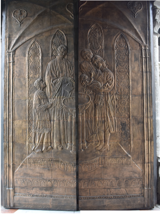 bronze doors, Basilica del Voto Nacional, Quito, Ecuador