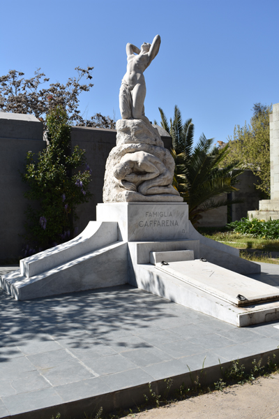 Santiago - Cementerio General - Morera - Caffarena tomb sculpture