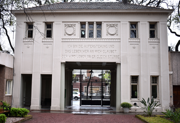 Buenos Aires - German Cemetery - main entrance (inside)