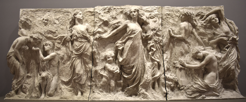 Buenos Aires - Museo Nacional de Bellas Artes - Bistolfi - Monumento Rosazza (plaster model)