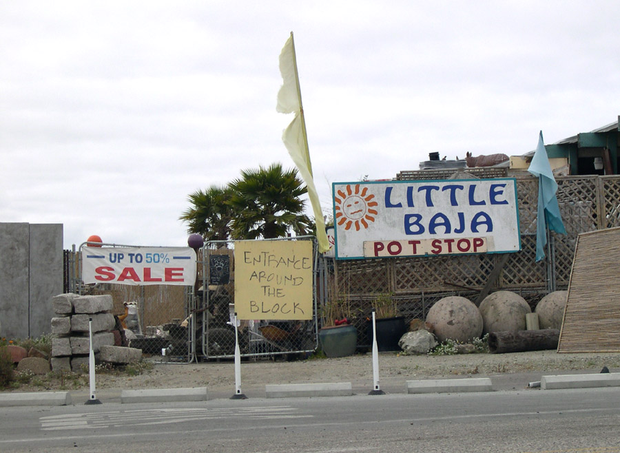 Moss Landing, California - Little Baja Pot Stop