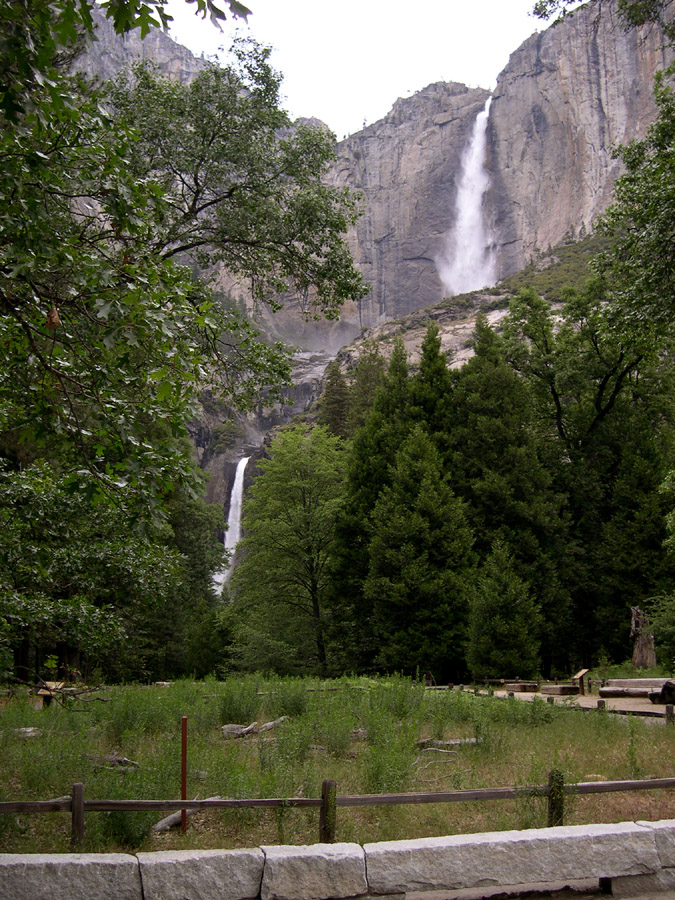 Yosemite National Park, Upper and Lower Yosemite Falls